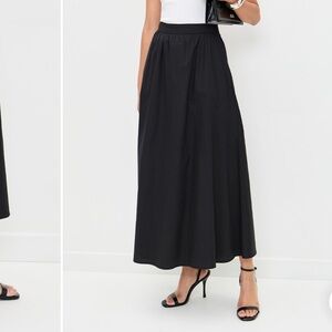 NWT Runaway the Label Zima Flowy A-Line Midi Skirt Medium